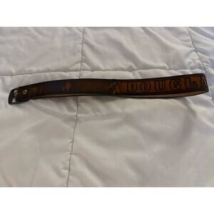 Western Themed Leather Belt